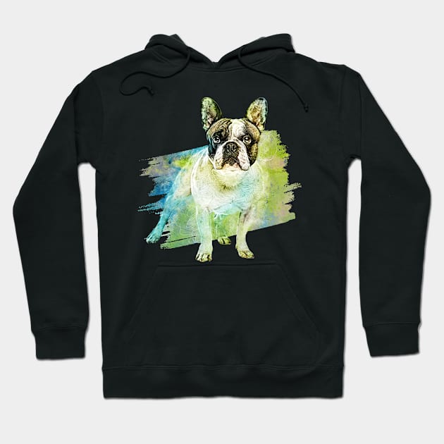 French Bulldog -Frenchie Dog Hoodie by Nartissima